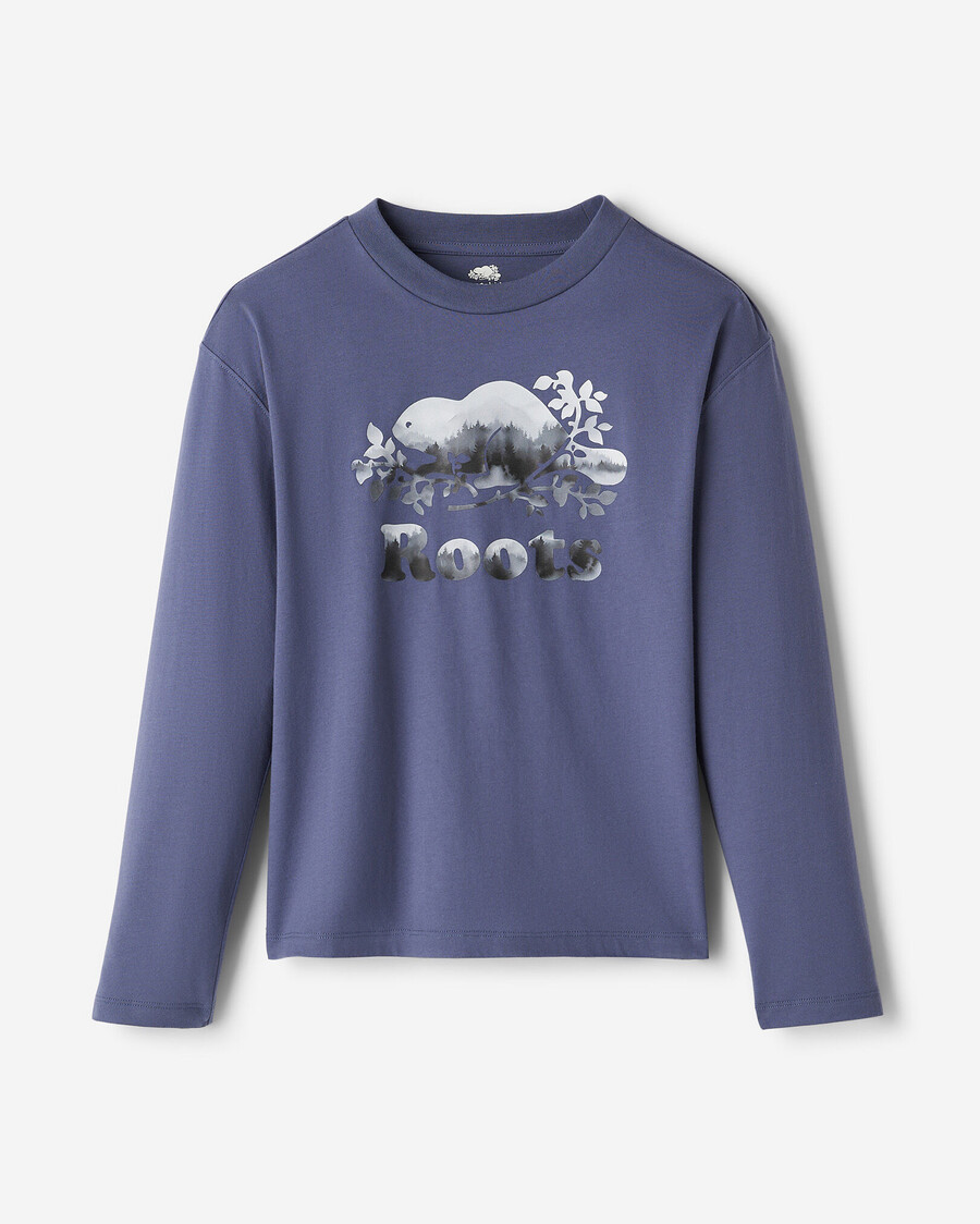 bio-kupfer-aquarell-t-shirt für kinder