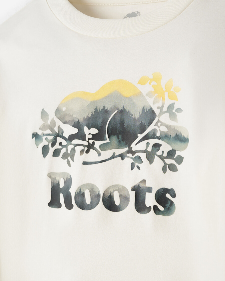 bio-kupfer-aquarell-t-shirt für kinder