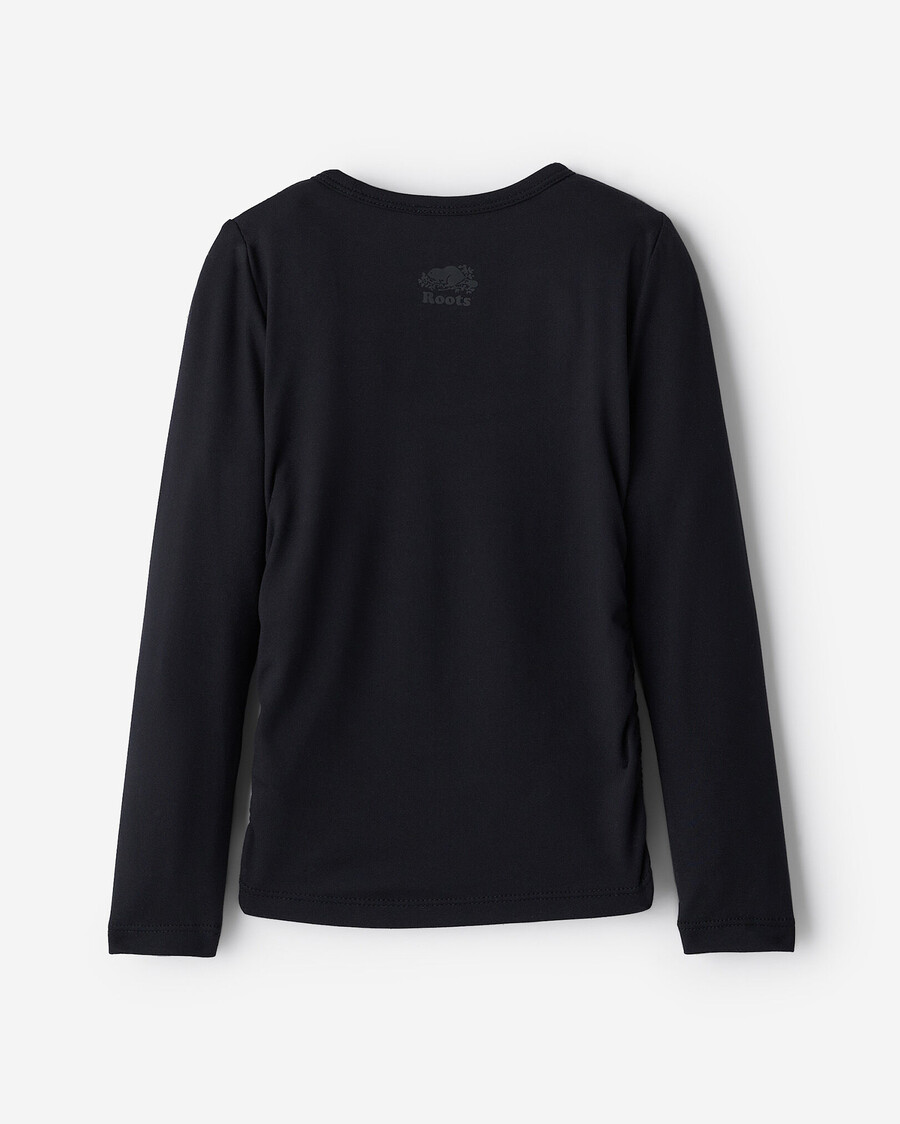 sportliches tailliertes t-shirt für kleinkindermädchen
