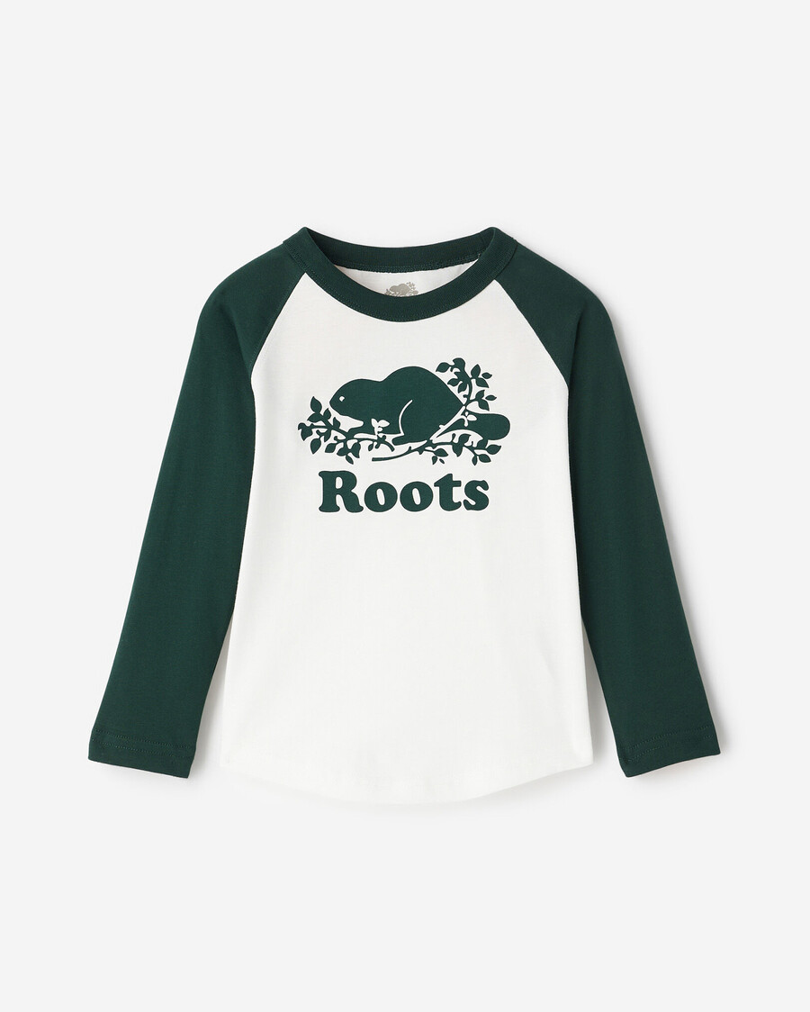 bio-baseball-t-shirt von cooper für kleinkinder