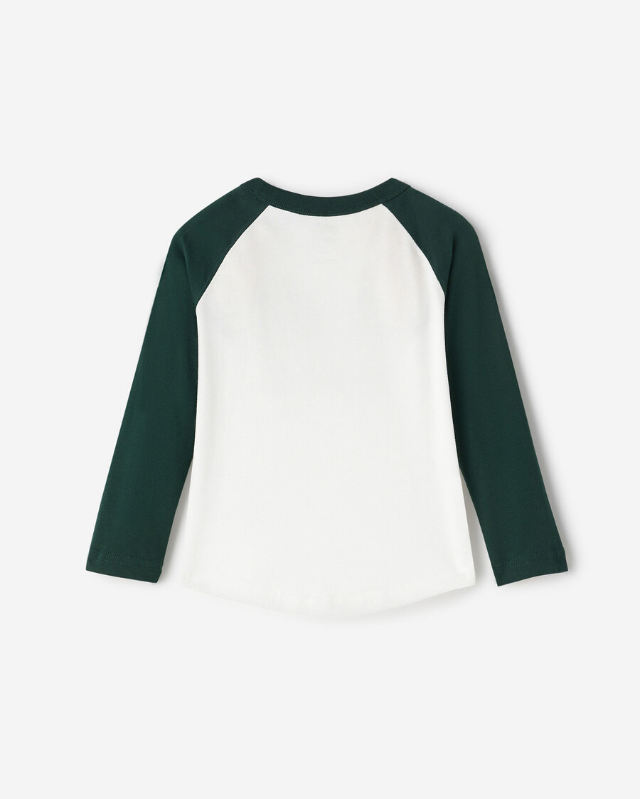 bio-baseball-t-shirt von cooper für kleinkinder