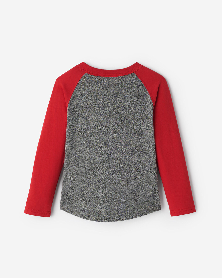 baseball-t-shirt für kleinkinder in hüttenform
