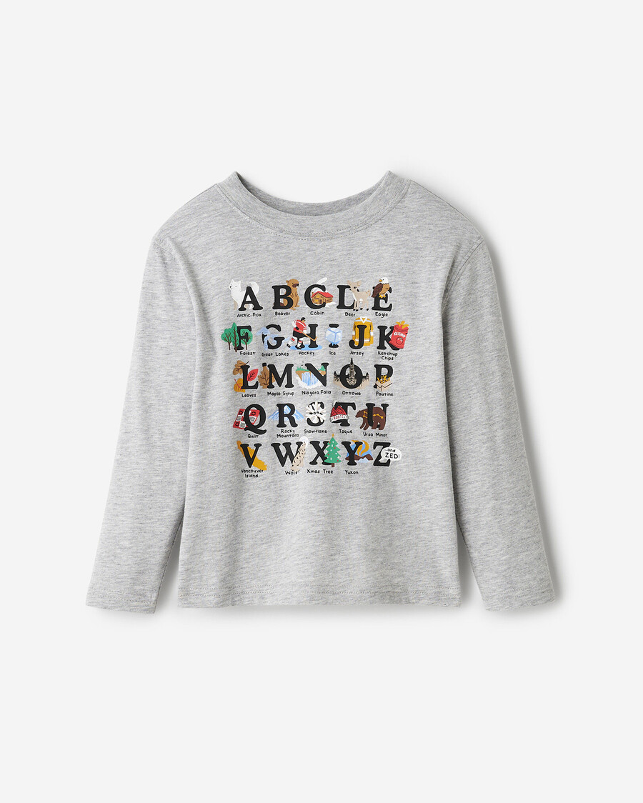 kleinkind-abc-von-kanada-t-shirt