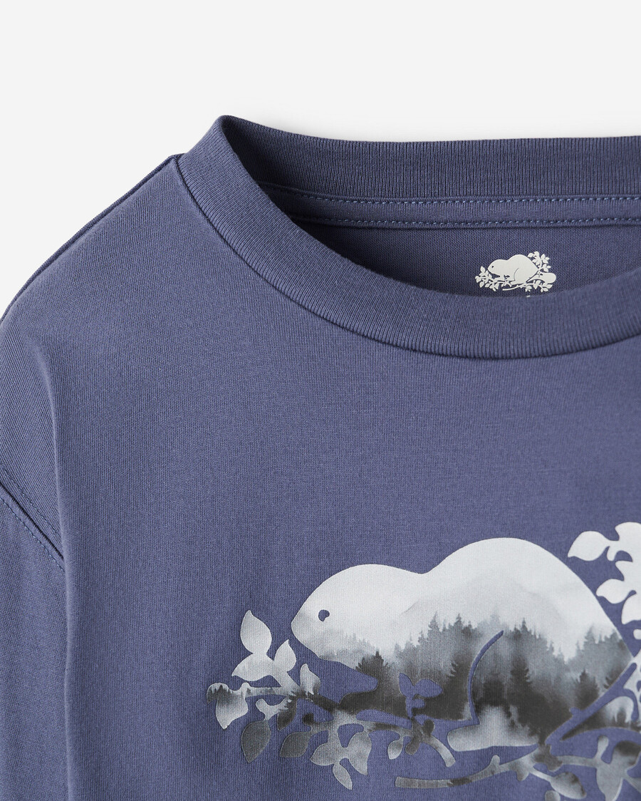 bio-kupfer-aquarell-t-shirt für kleinkinder