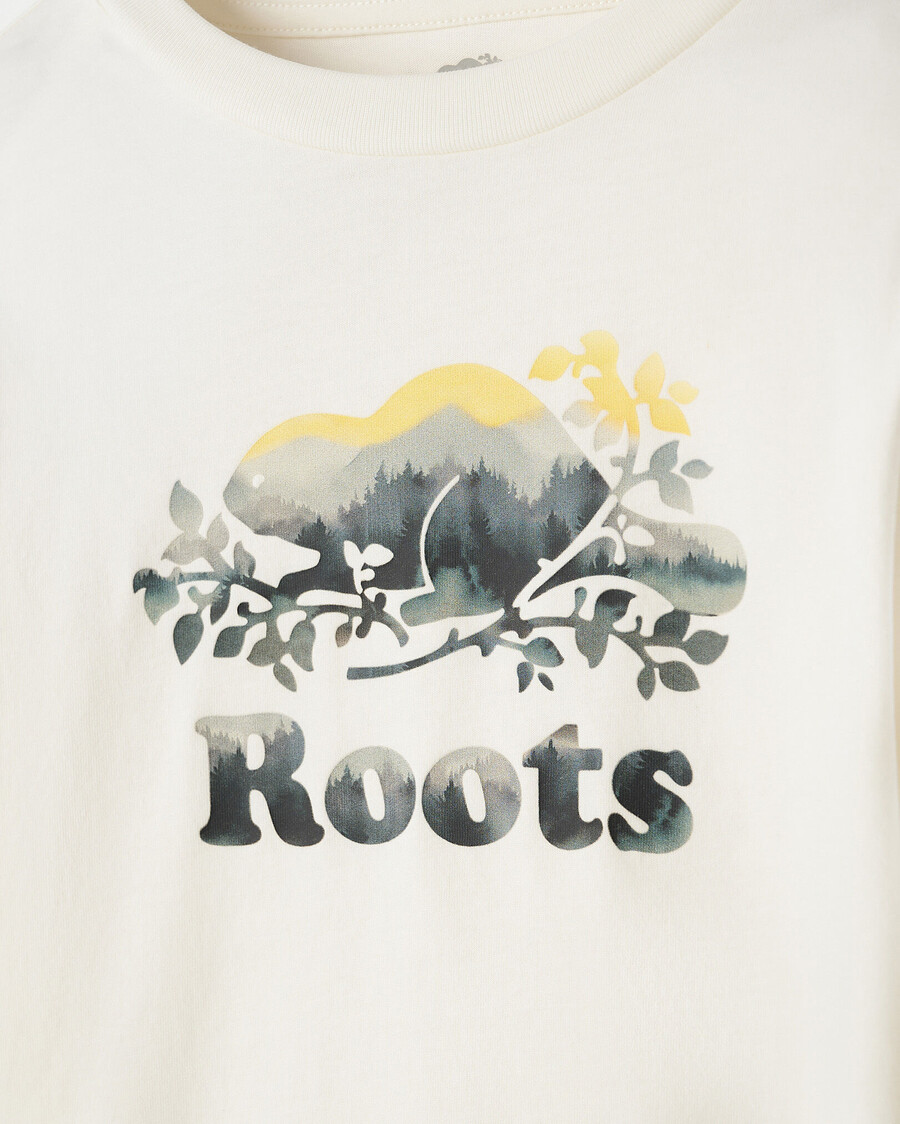 bio-kupfer-aquarell-t-shirt für kleinkinder