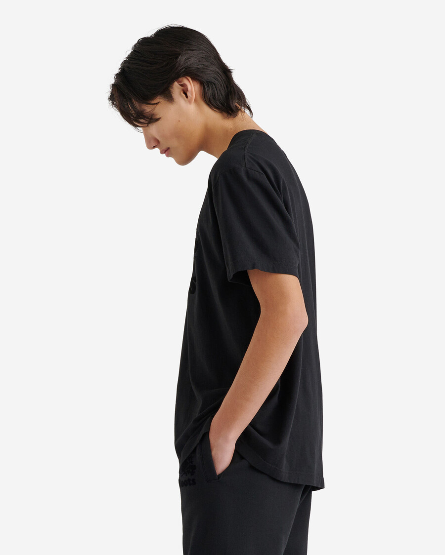 herren-t-shirt aus bio-kupfer-biber-leder