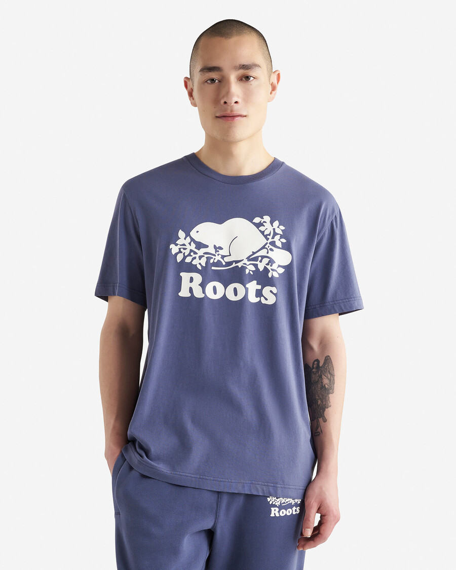 herren-t-shirt aus bio-kupfer-biber-material