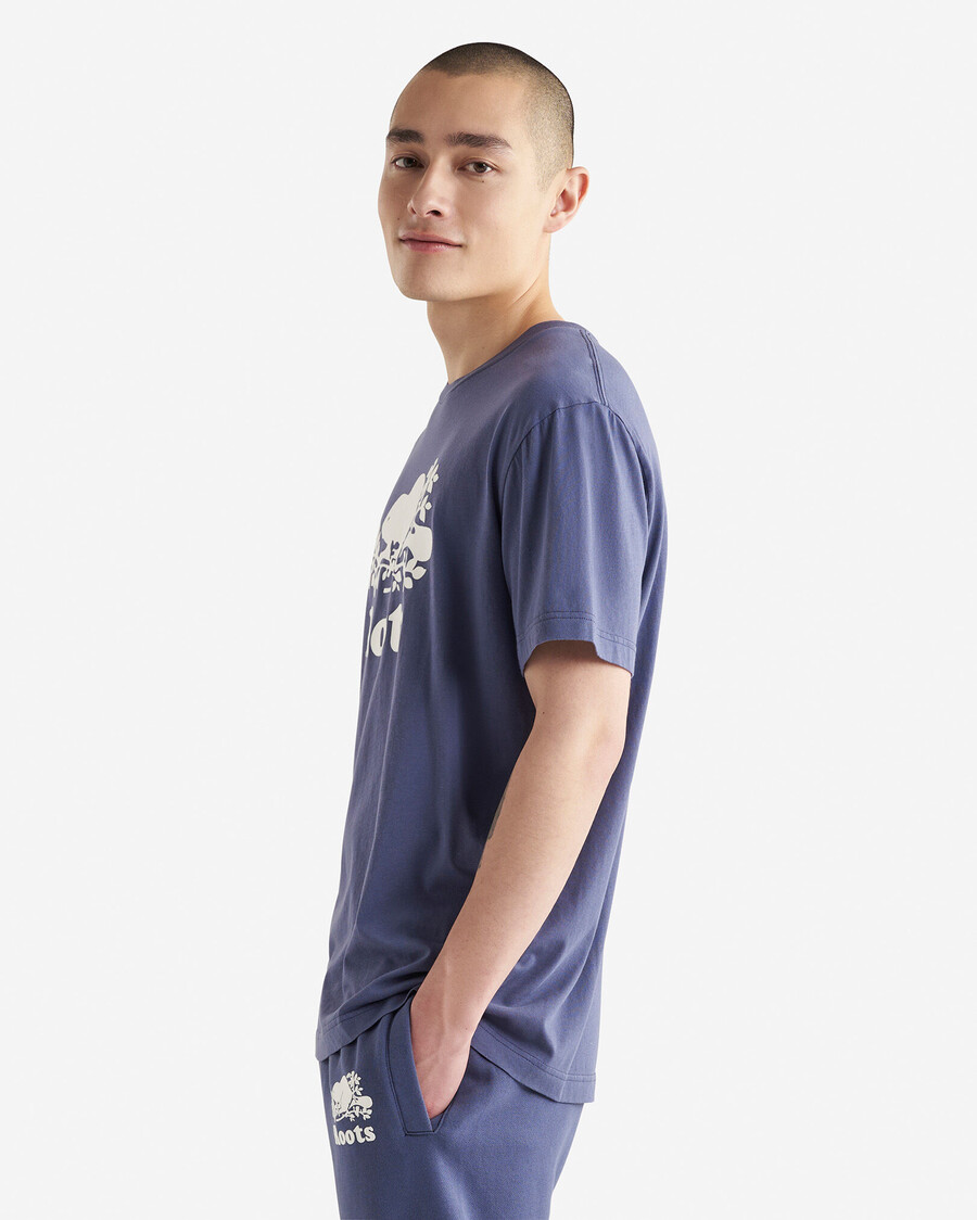 herren-t-shirt aus bio-kupfer-biber-material