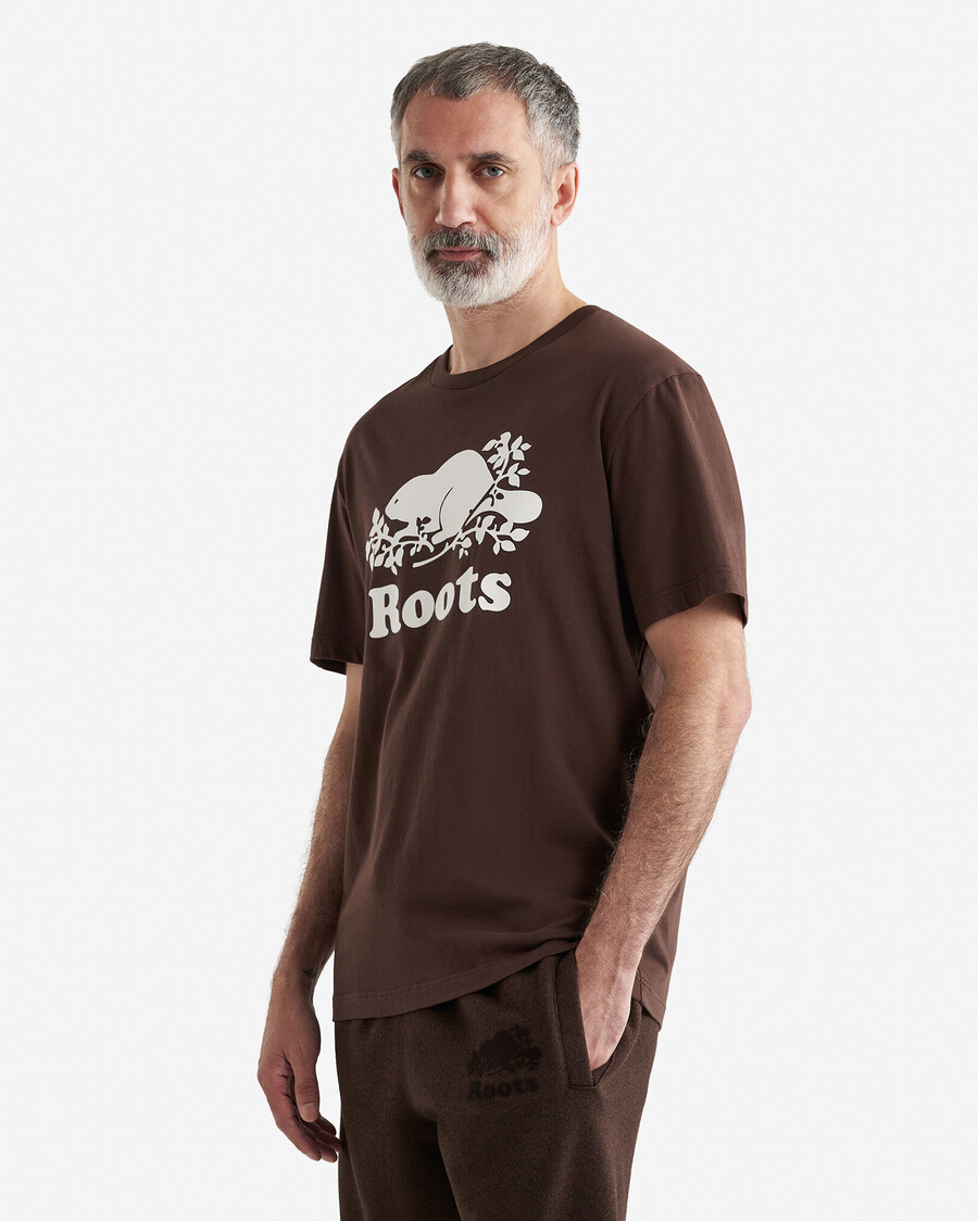 herren-t-shirt aus bio-kupfer-biber-material