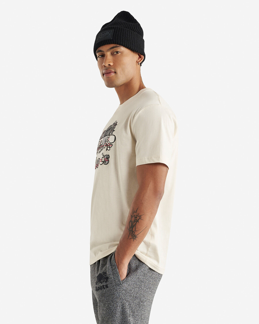 herren cooper plaid fill t-shirt