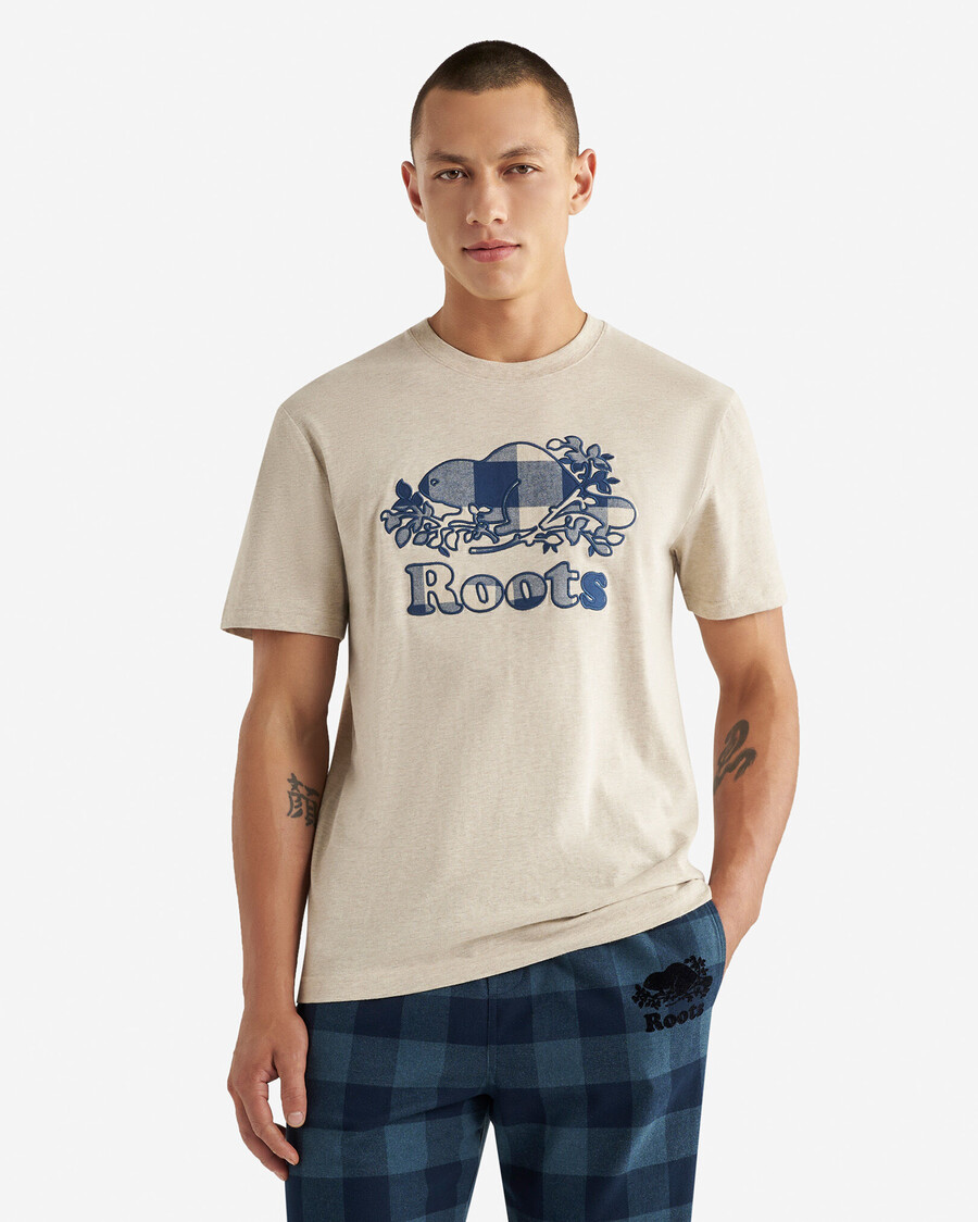 herren cooper plaid fill t-shirt