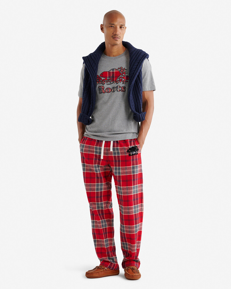 herren cooper plaid fill t-shirt