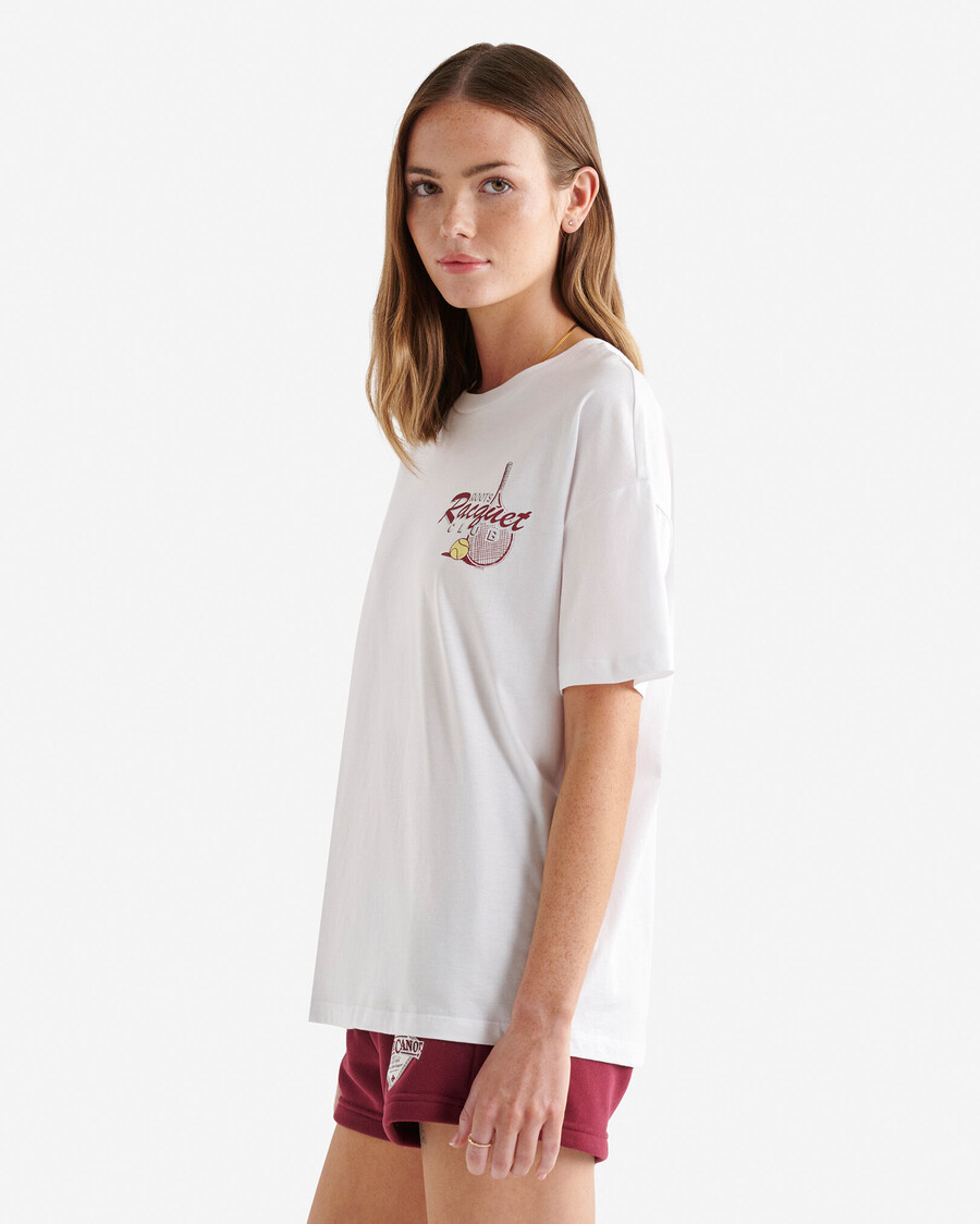 damen-t-shirt des roots racquet club