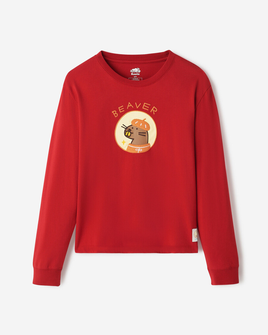 damen langarmshirt „jahr des pferdes
