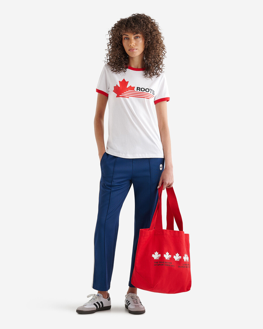 northern athletics ringer t-shirt für damen