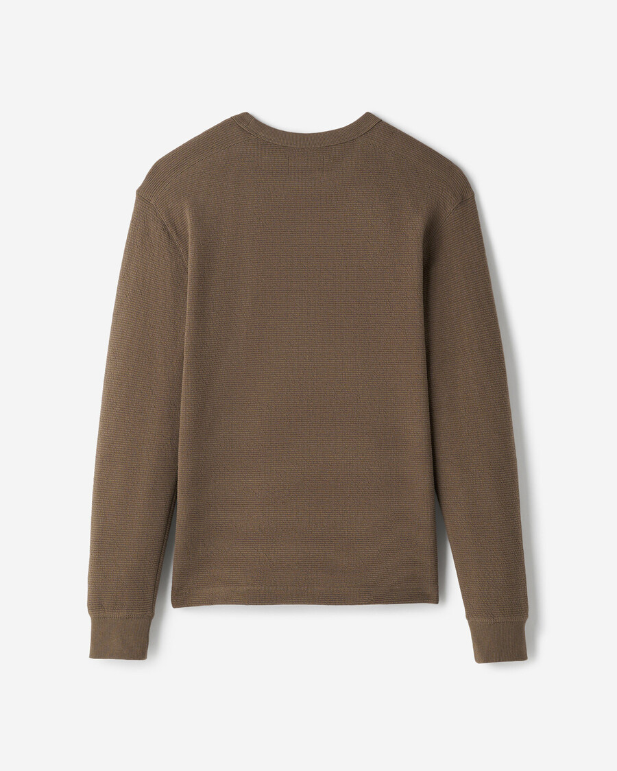 thomson doppelstrick-langarmshirt