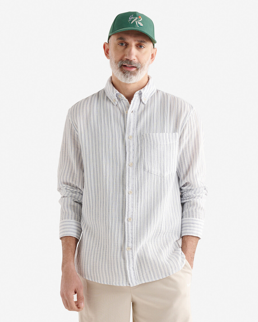 isla relaxed button down shirt