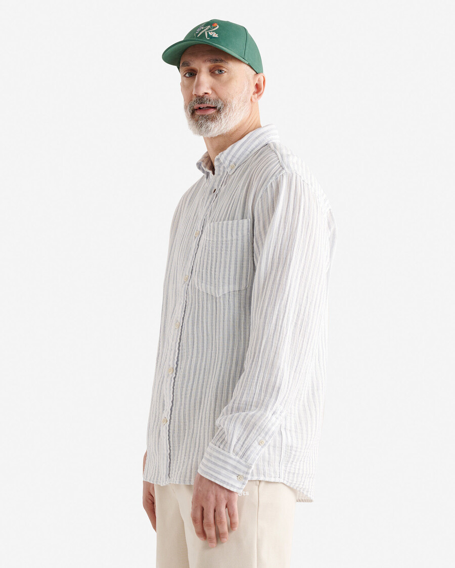 isla relaxed button down shirt