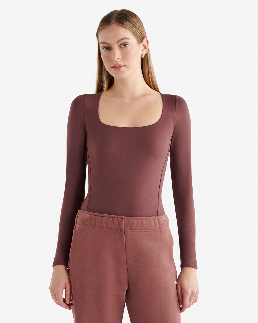 renew strickbody mit langen ärmeln