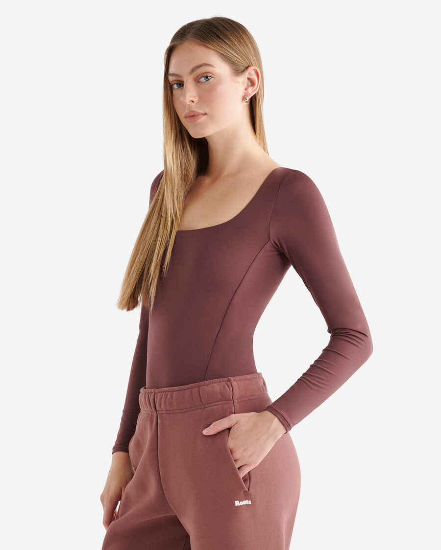 renew strickbody mit langen ärmeln