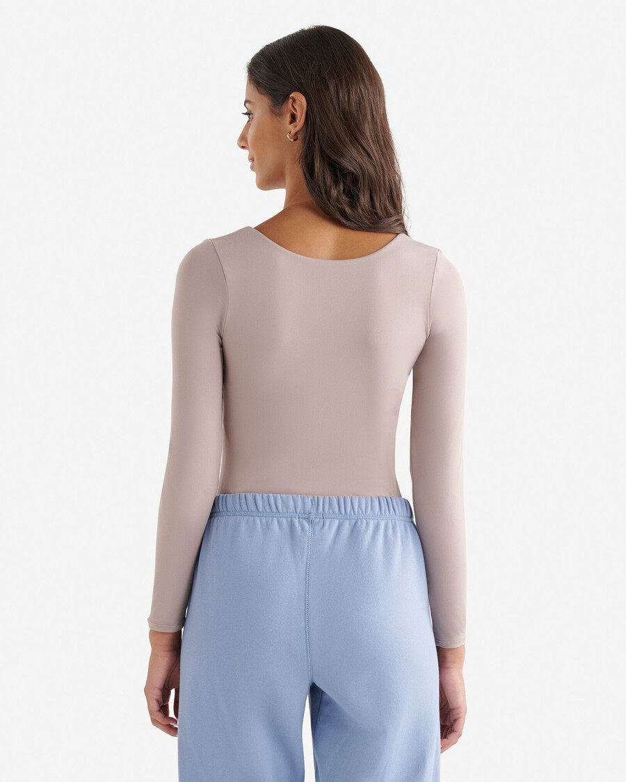 renew strickbody mit langen ärmeln