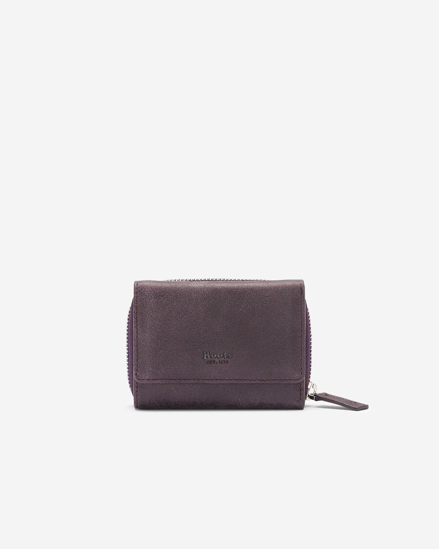 kleine dreifach faltbare clutch tribe